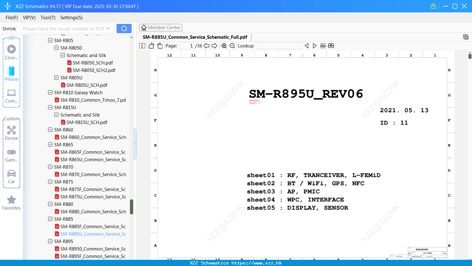 Samsung SM-R885U_Common_Service_Schematic_Full